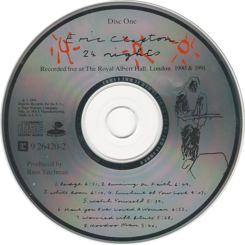 Eric Clapton 24 Nights : CD1